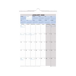 Debden Calendar Wall Planner 210 x 297mm Month To View Wiro