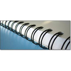 Gold Sovereign Binding Wires 34 Loop 3:1 Pitch 6mm Pack of 100 Black