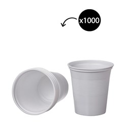 Capri All Purpose Plastic Cup White 180ml Carton 1000