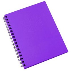 SPIRAX HARD COVER A5 PURPLE 200 PAGES