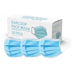 FACE MASK TGA  CERTIFIED COLOUR BLUE CTN 50
