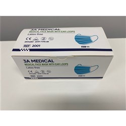 LEVEL 3 MEDICAL GRADE LEVEL 3 3 PLY SURGICAL FACE MASK BX50