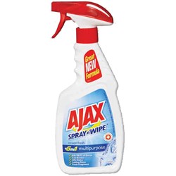 Ajax Spray N Wipe Ocean Fresh 500ml Antibacterial Trigger