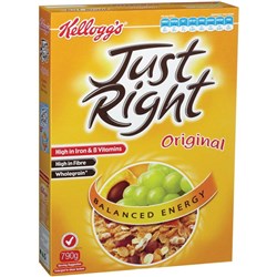 Kelloggs Just Right Cereal 790G A nutritious start to the day