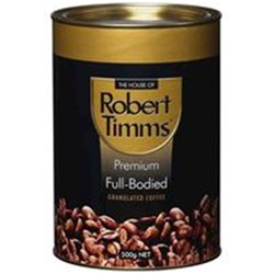 ROBERT TIMMS GRANULATED COFFEE 500G CAN