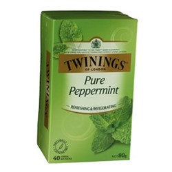 Twinings Teabags Infusions Pure Peppermint Pk 40