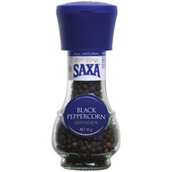 SAXA BLACK PEPPER CORN GRINDER 50G